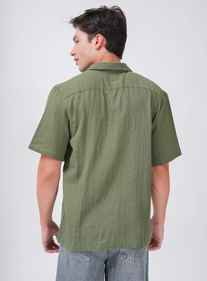 COMFORT AND CHARM SHIRT | OLIVE GREEN