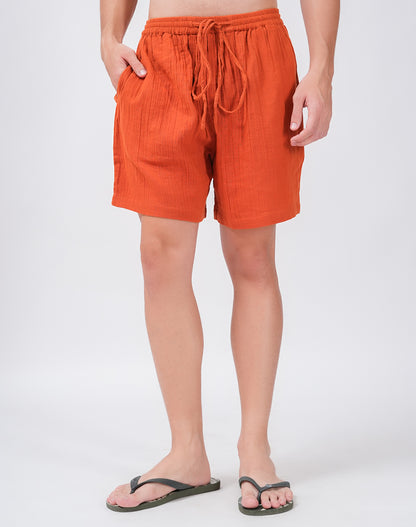COMFORT AND CHARM SHORT | ORANGE