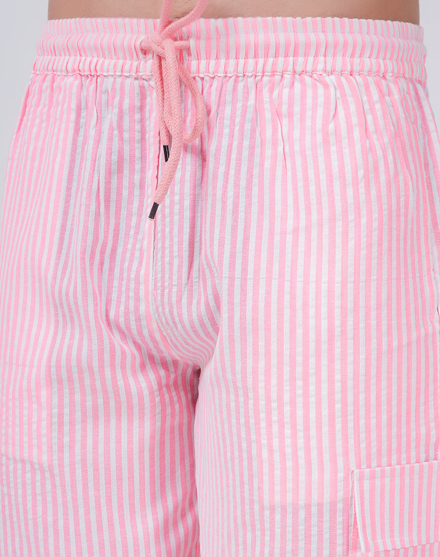 PINK POPCORN SHORTS